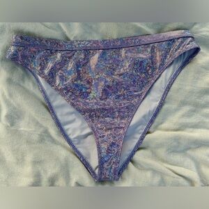 iHeartRaves Iridescent Holographic Bikini Bottom 3X Plus Size